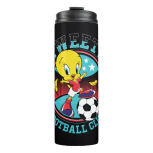TWEETY™ Fußballclub-Abzeichen Thermosbecher