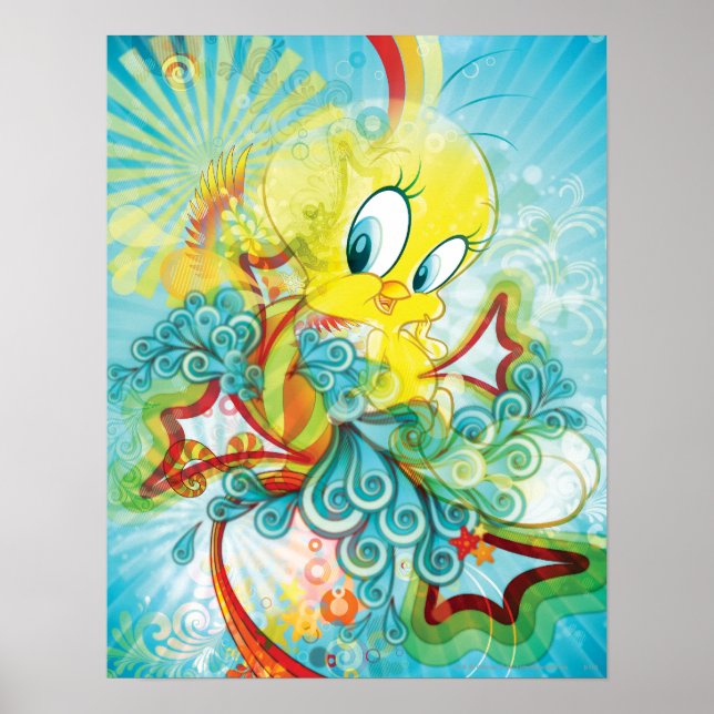 Tweety in Blue Wave Poster (Vorne)