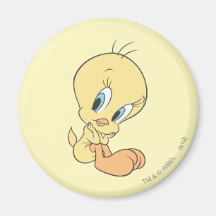 Tweety in Clouds Pose 9 Magnet