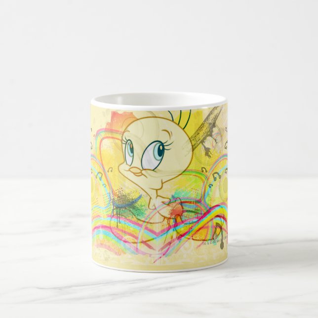 TWEETY™ in Rainbows Kaffeetasse (Mittel)