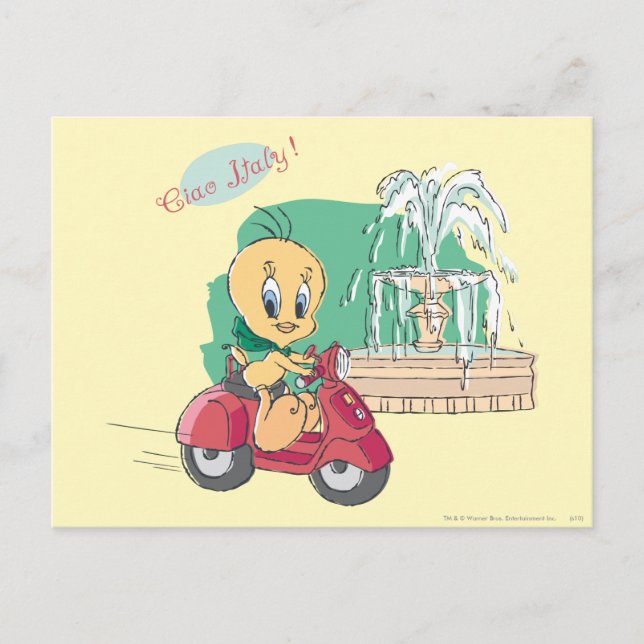 TWEETY™ Italien Postkarte (Vorderseite)