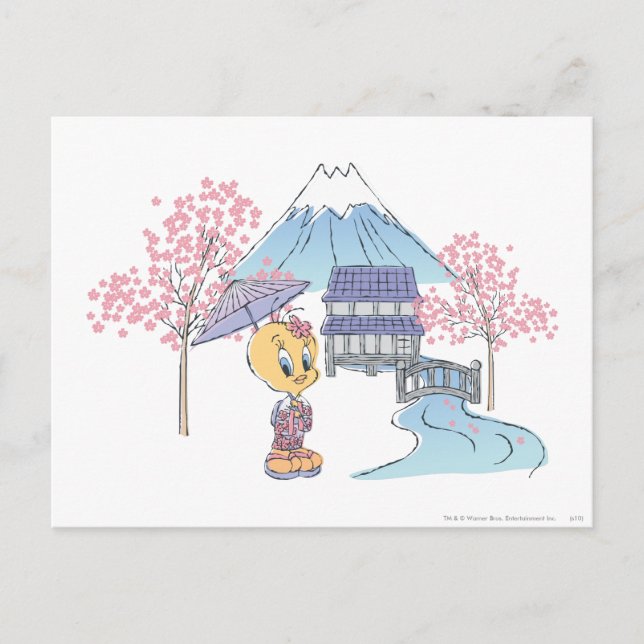 TWEETY™ Japan Postkarte (Vorderseite)