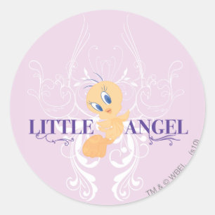 TWEETY™ "Kleiner Engel" Runder Aufkleber