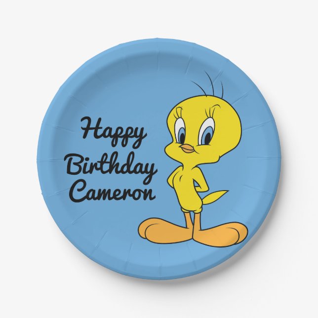 TWEETY™ | kluger Vogel Pappteller (Vorderseite)