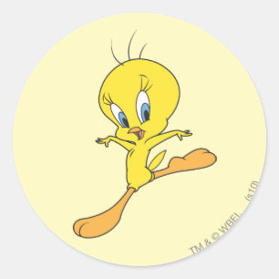 TWEETY™ Landing Runder Aufkleber