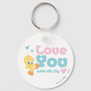Tweety "Love You With All My Heart" Schlüsselanhänger