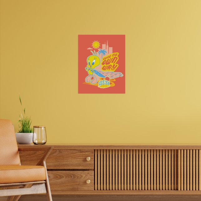 TWEETY™ - Meine eigene Richtung Poster (Wohnzimmer 2)