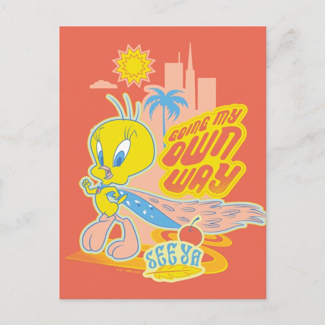 TWEETY™ - Meine eigene Richtung Postkarte (Vorderseite)