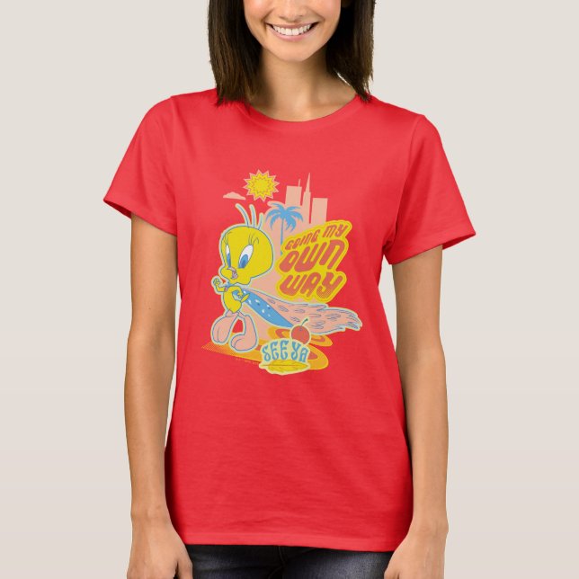 TWEETY™ - Meine eigene Richtung T-Shirt (Vorderseite)