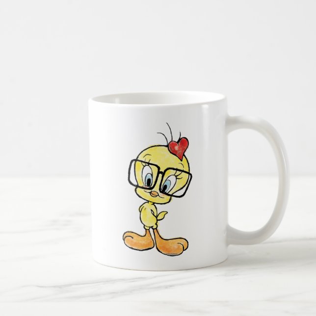 TWEETY™ Nerd Kaffeetasse (Rechts)