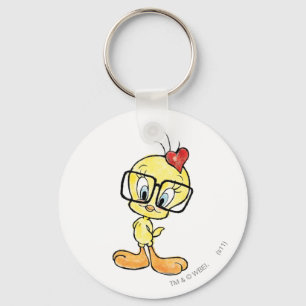 Tweety Nerd Schlüsselanhänger