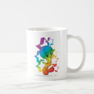 TWEETY™ Regenbogen Sterne Kaffeetasse
