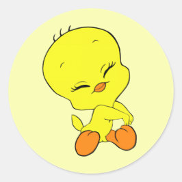 Tweety Runder Aufkleber