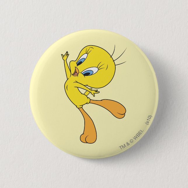 TWEETY™ Sieh mich fliegen Button (Vorderseite)