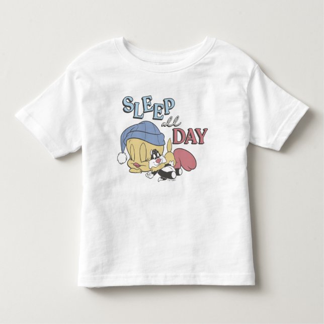 TWEETY™ Sleep All Day Kleinkind T-shirt (Vorderseite)