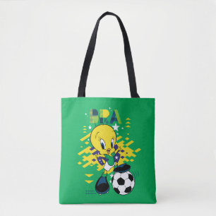 TWEETY™ Team Brasil Fußball-Grafik Tasche