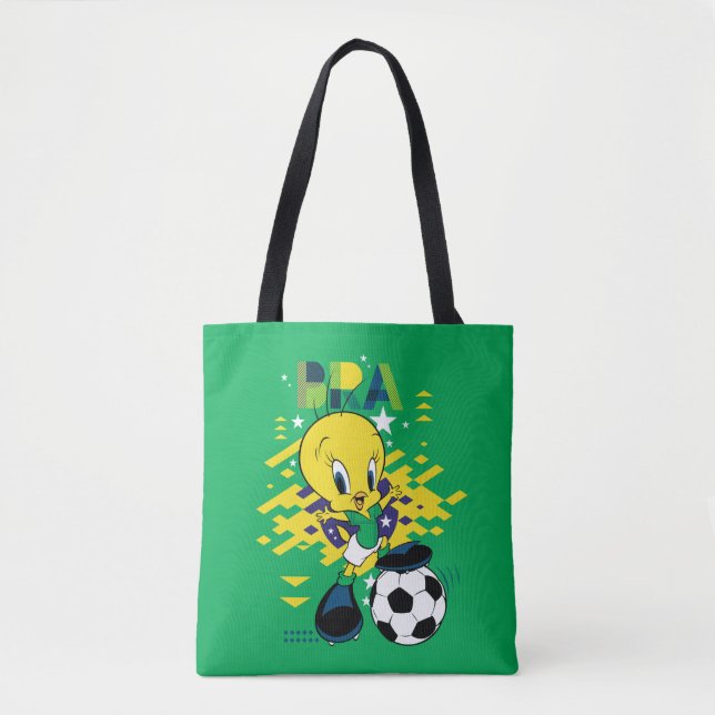 TWEETY™ Team Brazil Soccer Graphic Tasche (Vorderseite)