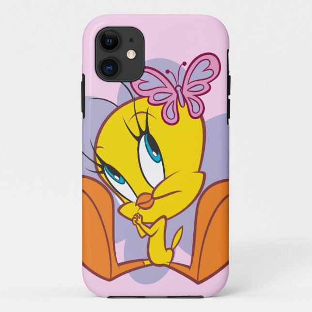 TWEETY™ und Butterfly Case-Mate iPhone Hülle (Rückseite)