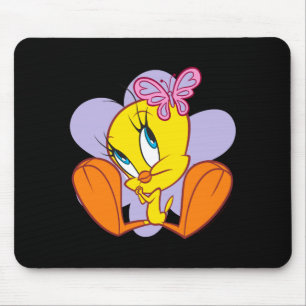 Tweety und Schmetterling Baby T-Shirt  Mousepad