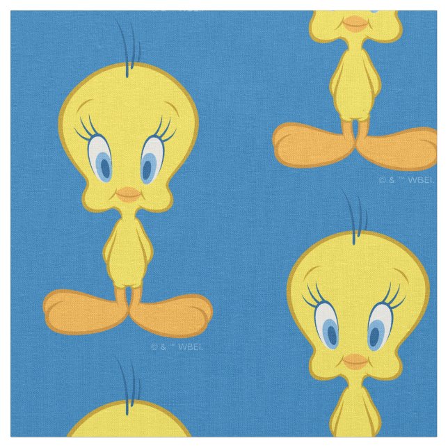 TWEETY™ | Unschuldiger kleiner Vogel Stoff (Nahaufnahme)