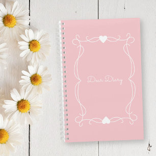 Twek Pink "Sehr geehrte Tagebuch" Journal Notizbuch