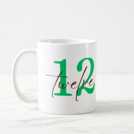 Twelth Year with Personalization Kaffeetasse