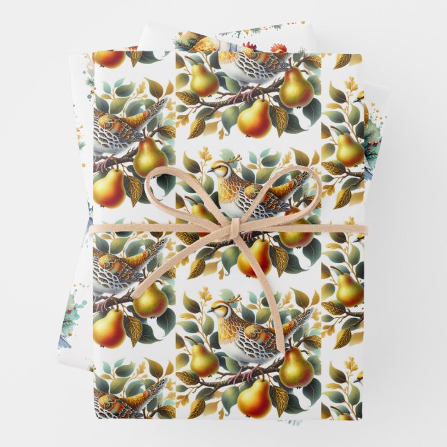 Twelve Days of Christmas  Geschenkpapier Set (Beispiel)