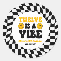 Twelve Is A Vibe Retro 12. Geburtstagsfeier