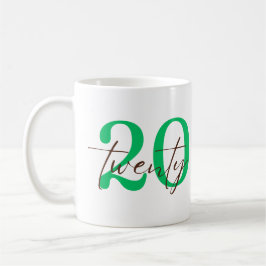 Twentyeeith Year with Personalization Kaffeetasse