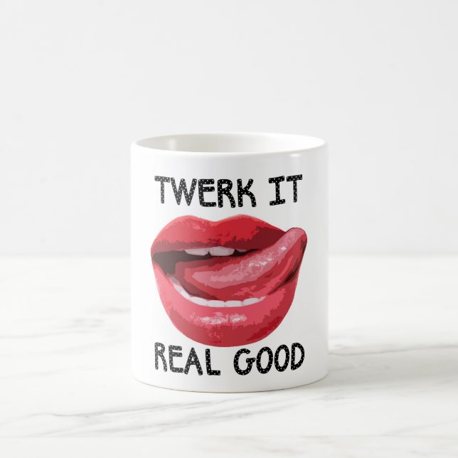 Twerk es wirkliches gutes kaffeetasse (Mittel)