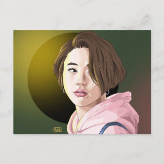 TWICE Chaeyoung Carte Postale Tiger version
