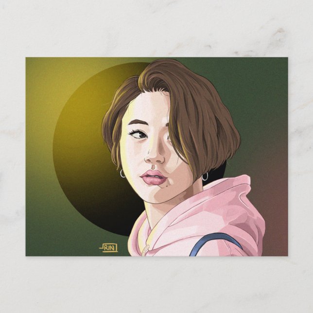 TWICE Chaeyoung Postcard Tiger Version Postkarte (Vorderseite)