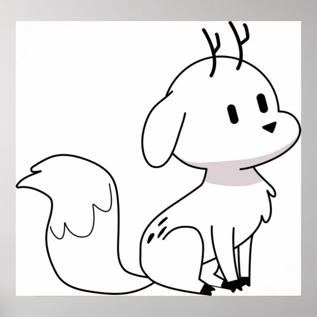 Twig Deerfox Hilda Poster (Vorne)