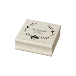 Twigs and Flowers Modern & Minimalist Gummistempel