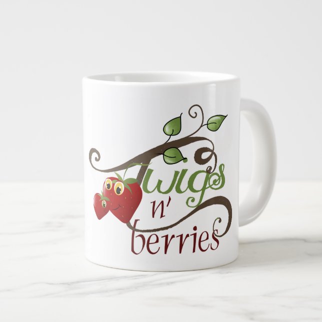 Twigs - Jumbo-Tasse (Vorderseite Rechts)