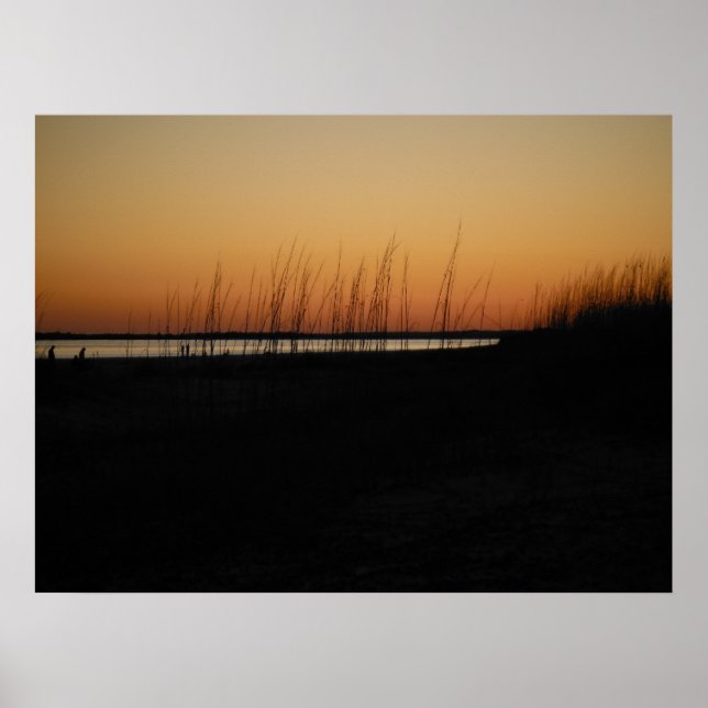 Twilgiht auf Sullivan's Island, South Carolina Poster (Vorne)