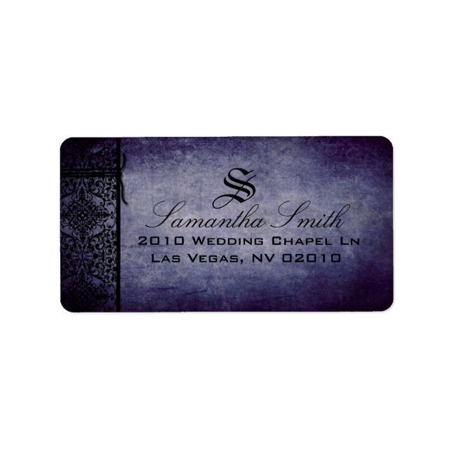 Twilight Address Label D Adressaufkleber (Vorne)