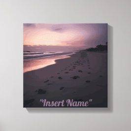 Twilight am Meer Leinwanddruck