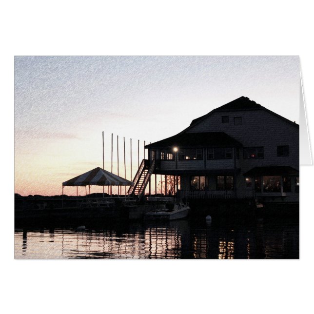 Twilight am See, Kingston, Ontario (Vorderseite (Horizontal))