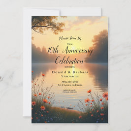 Twilight am See Whispers am Wasser Einladung