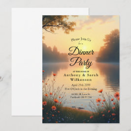 Twilight am See Whispers am Wasser Einladung