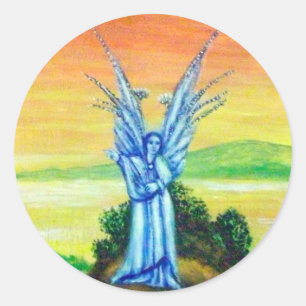 TWILIGHT ANGEL RUNDER AUFKLEBER