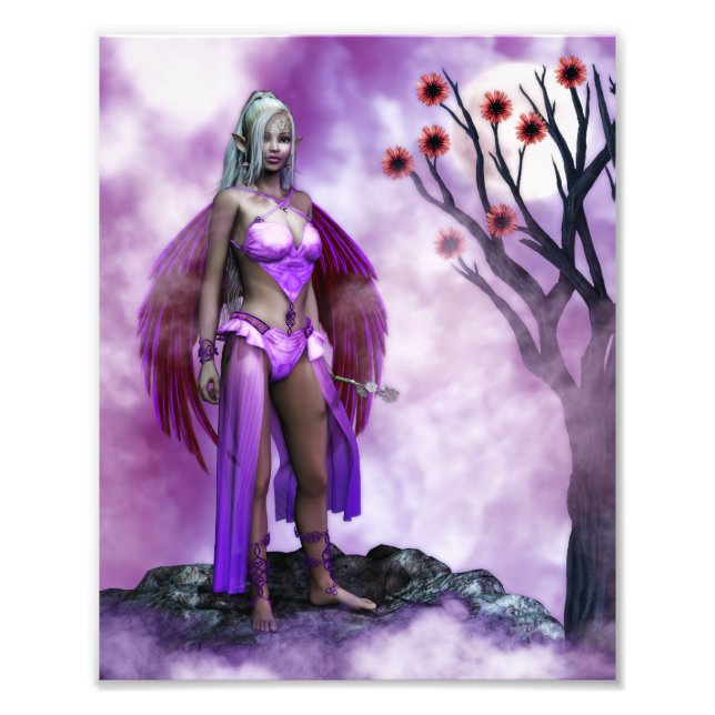 Twilight Blossom Fairy Fotodruck (Vorne)