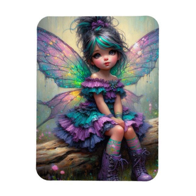 Twilight Blossom Fairy Magnet (Vertikal)