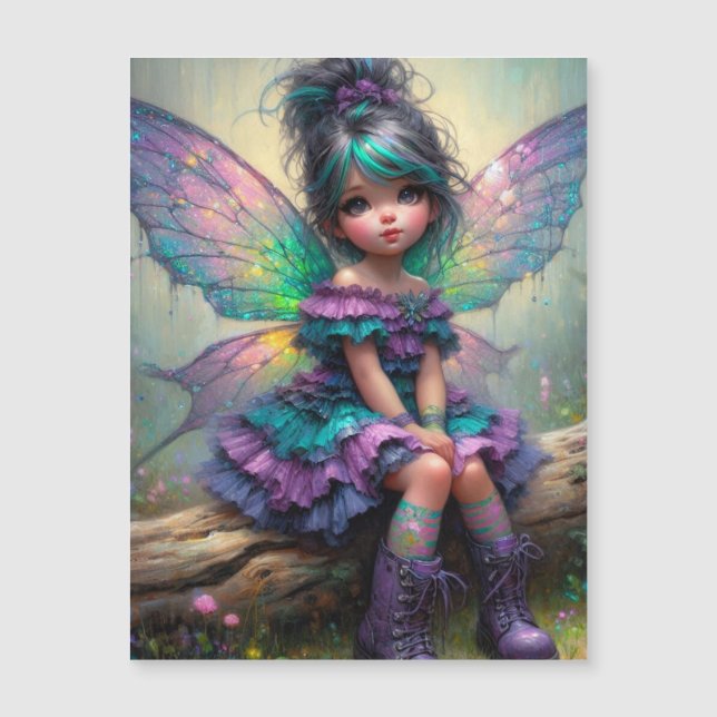 Twilight Blossom Fairy Magnetkarte (Vorderseite)