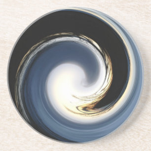 Twilight Blues Swirl Untersetzer