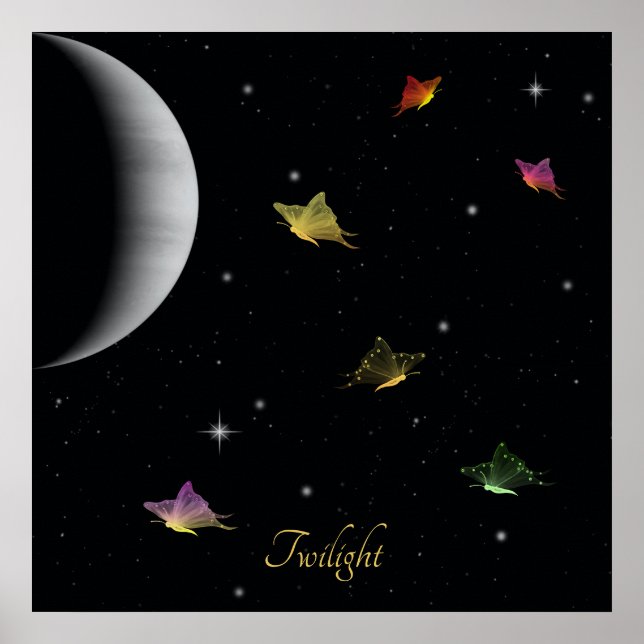 Twilight Butterflies Poster (Vorne)