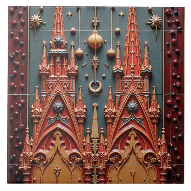 Twilight Castle Fliese (Vorderseite)