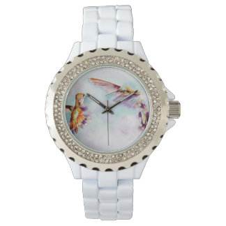 Twilight Dancers Hummingbird Print Armbanduhr