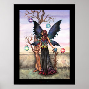 Twilight Fairy, Fee Art Poster Print